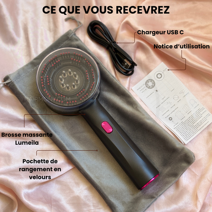 Brosse massante Lumeila™ Hairmony