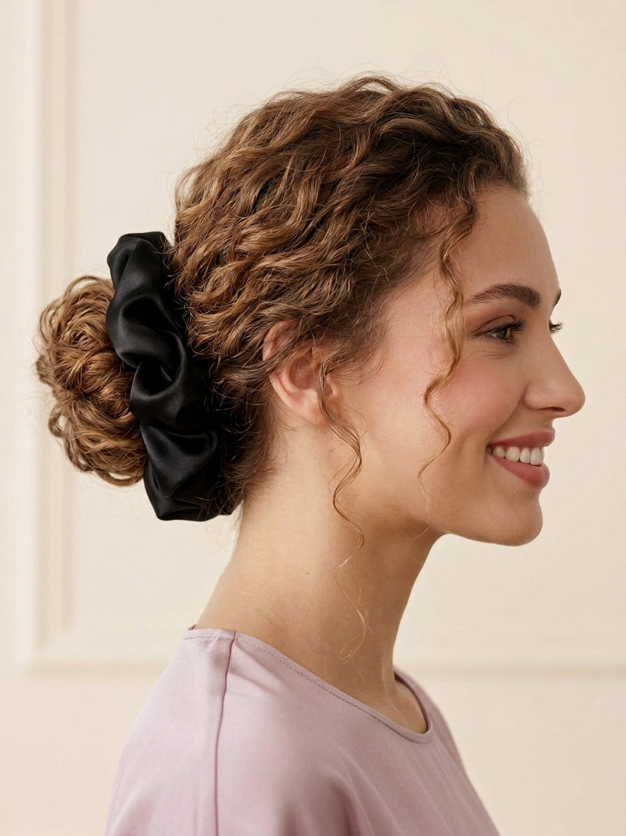 Silk Scrunchies - Coffret 3 Chouchous Soie XL Hairmony