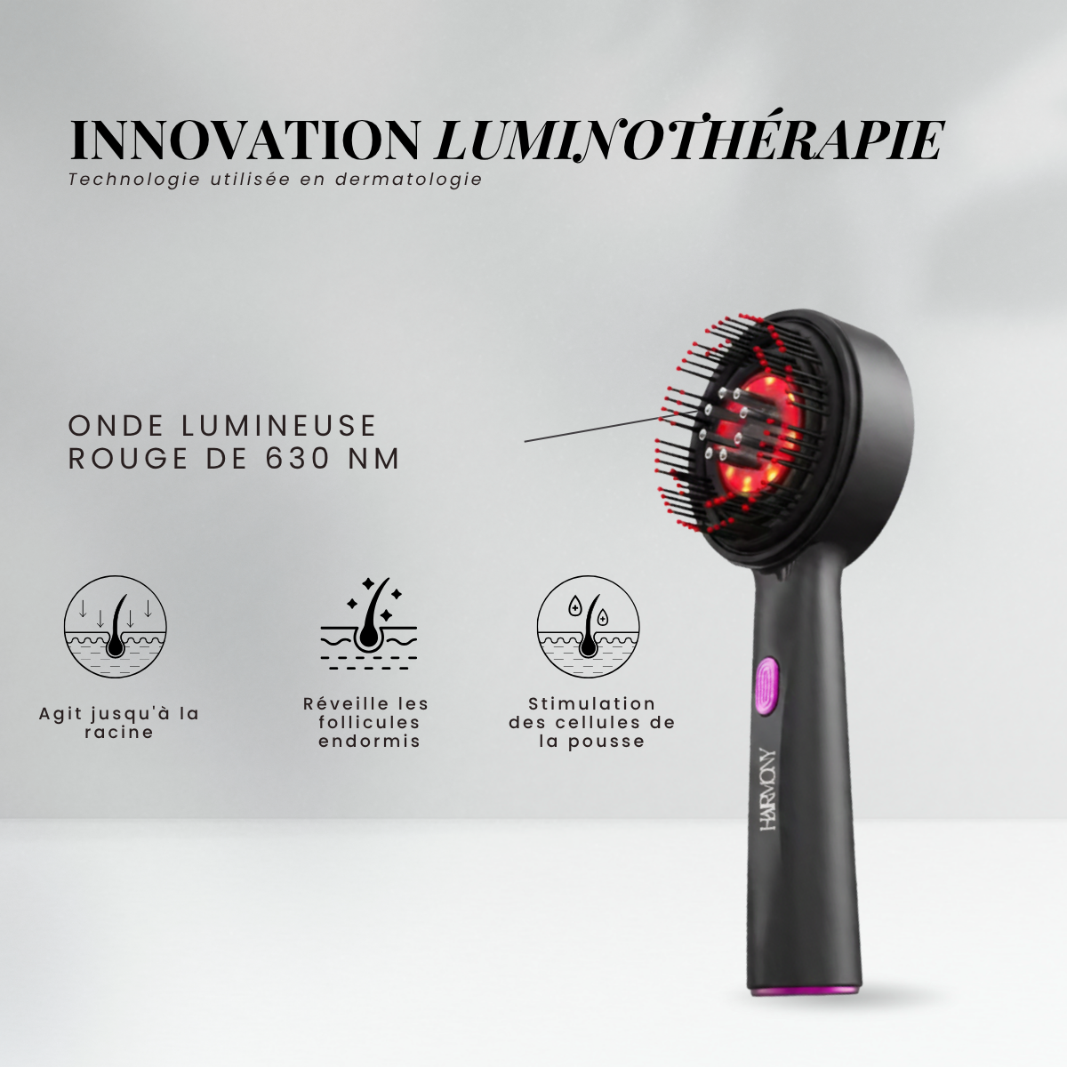 Brosse Massante Lumeila™ Hairmony